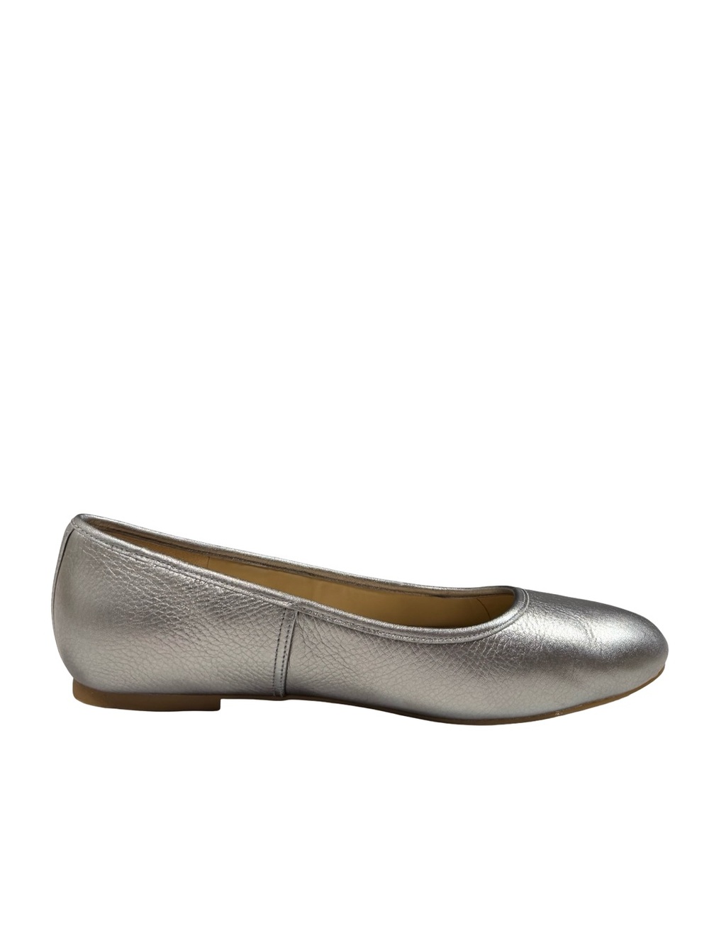 Vionic Orinda Ballet Flats Women Sz 9 Silver  Metallic Orthopedic Comfort Shoes - Picture 6 of 11